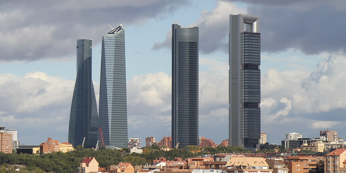 Skyline inmobiliario de Madrid